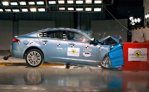 Краш-тест Jaguar XF
