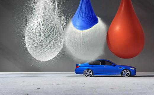 Скриншот из рекламного ролика BMW M5
