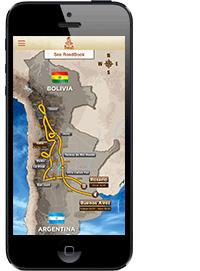Скачать приложение Dakar-2017 можно в [App Store](https://itunes.apple.com/us/app/dakar-rally-2016/id487240329?mt=8) или в маркете [Google Play](https://play.google.com/store/apps/details?id=com.netcosports.anddakarworld).