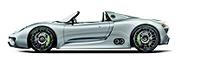 Изначально Porsche 918 Spyder должен был развивать около 800 л.с., однако анонсированные позднее Ferrari LaFerrari и McLaren P1 вынудили инженеров Porsche увеличить отдачу силовой установки до 875 сил
