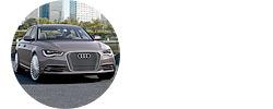 **e-tron батон!**

Audi A6 L e-tron показали в 2012 году. У нее тоже двухлитровый мотор мощностью 211 сил, но электромотор мощнее, 95 л.с. Главное же -- запас хода на одном электричестве составляет 80 км, а батарею можно заряжать от розетки