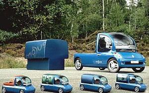 Платформа Renault Modus позволяла устанавливать на него четыре различных модуля – от открытого грузового кузова до пассажирского отсека, рассчитанного на шесть человек.