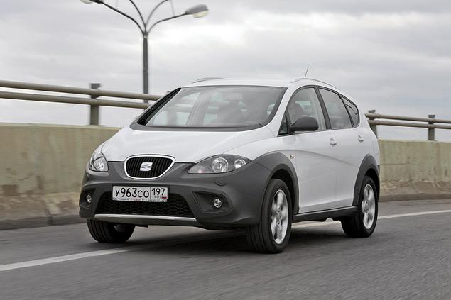 Seat Altea Freetrack повороты проходит так, как будто это не семейный автомобиль, а настоящий "хот-хэтч"