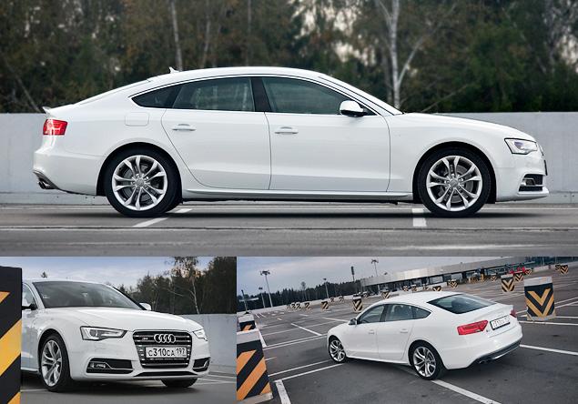 S5 Sportback выглядит почти так же, как "гражданский" спортбэк с пакетом S-line. С одной стороны, это хорошо -- с такой маскировкой в городе на машину почти не обращают внимания. С другой стороны, для 333-сильного автомобиля с динамикой спорткара агрессии в облике хочется побольше