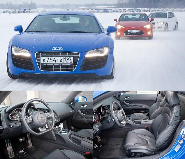 Салон Audi хорош! Качественные материалы, достаточный (но не избыточный) набор опций, классные сиденья. Вот только посадка неидеальна: ноги согнуты чуть сильнее, чем надо, а руль хочется придвинуть к себе еще немного