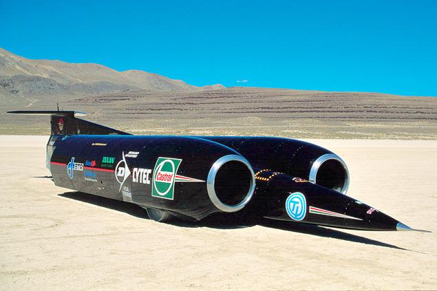 Thrust SSC -- первый и единственный автомобиль, обогнавший звук.