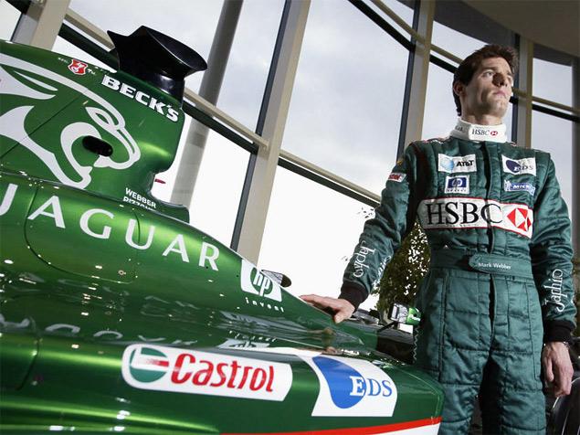 В 2003 году Уэббер перешел в Jaguar. По сравнению с Minardi новый коллектив Марка оказался намного сильнее. По итогам года австралиец сумел стать 10-м в личном зачете, намного опередив Антонио Пиццонию и Джастина Уилсона, которые были партнерами Уэббера по ходу сезона.