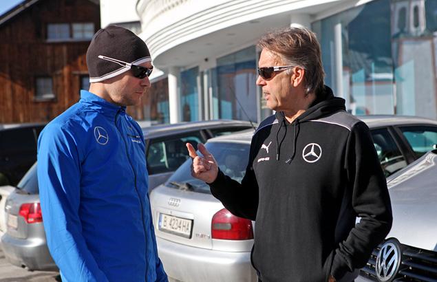 Виталий Петров и глава программы Mercedes-Benz в DTM Вольфганг Шаттлинг