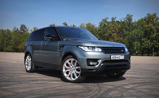 Огромные тормозные суппорты Brembo для Range Rover Sport – не понт, а необходимость. А вот то, что они покрашены в красный цвет – безусловно, понт.