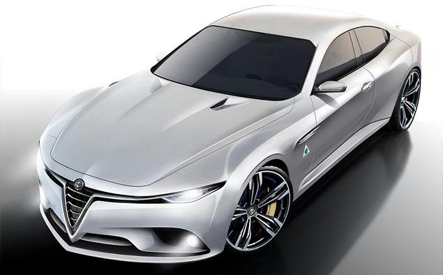 Предполагаемый внешний вид нового седана Alfa Romeo. Рендер Thorsten-Krisch