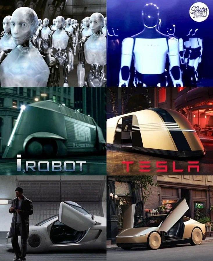 Режиссер фильма «Я, робот» обвинил Илона Маска в плагиате дизайнов для Tesla