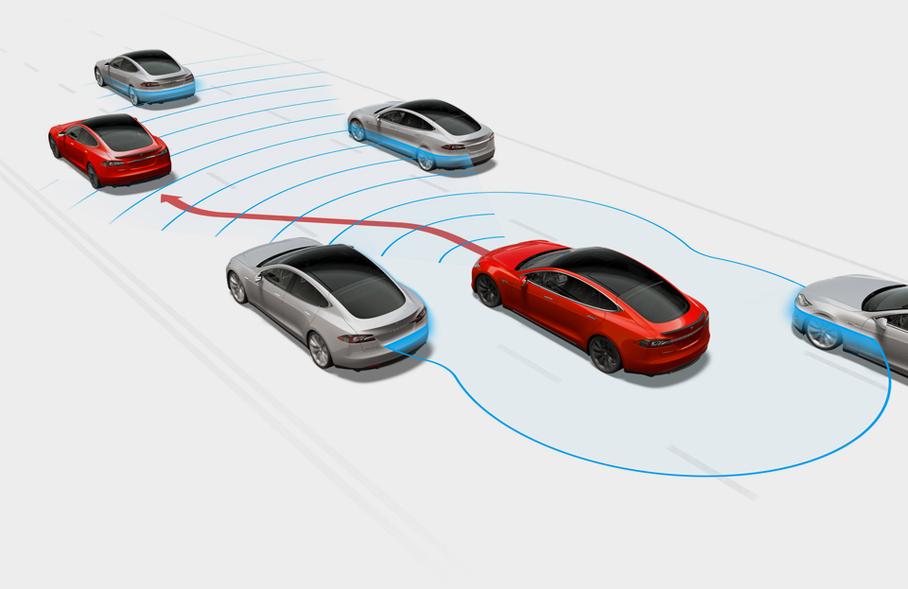 Автопилот Tesla сможет перестраиваться в другую полосу и совершать обгоны в автоматическом режиме. Но ждать его выхода придется еще несколько месяцев.