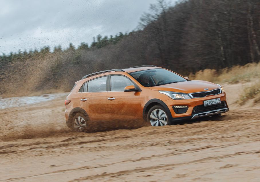 Одна из причин, по которой в Kia избегают сравнения Rio X-Line с кроссоверами – это отсуствие полного привода