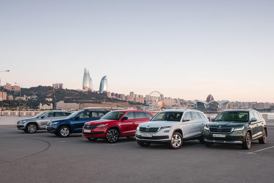 Путешествуем на Skoda Kodiaq по Азербайджану