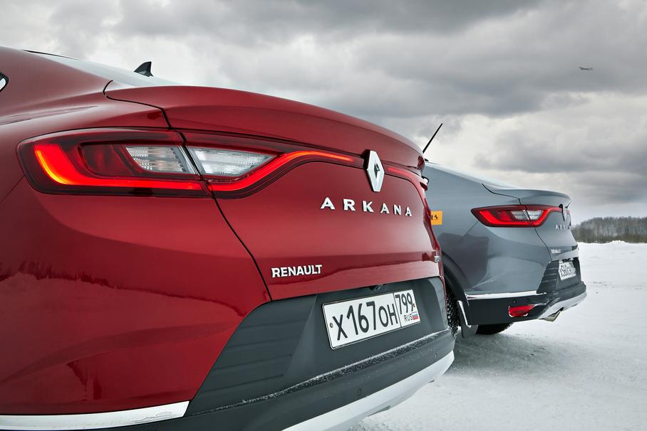 На что Renault Arkana способна на льду?