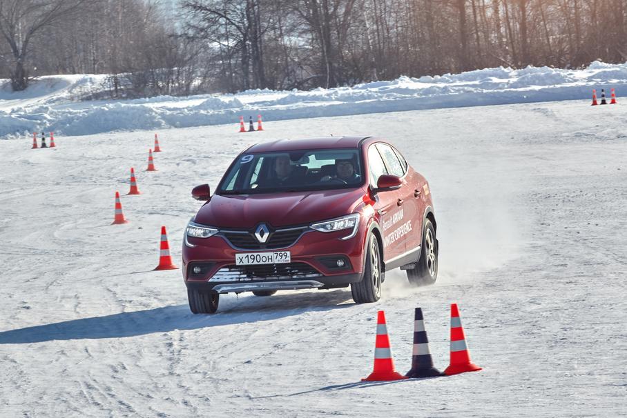  На что Renault Arkana способна на льду?
