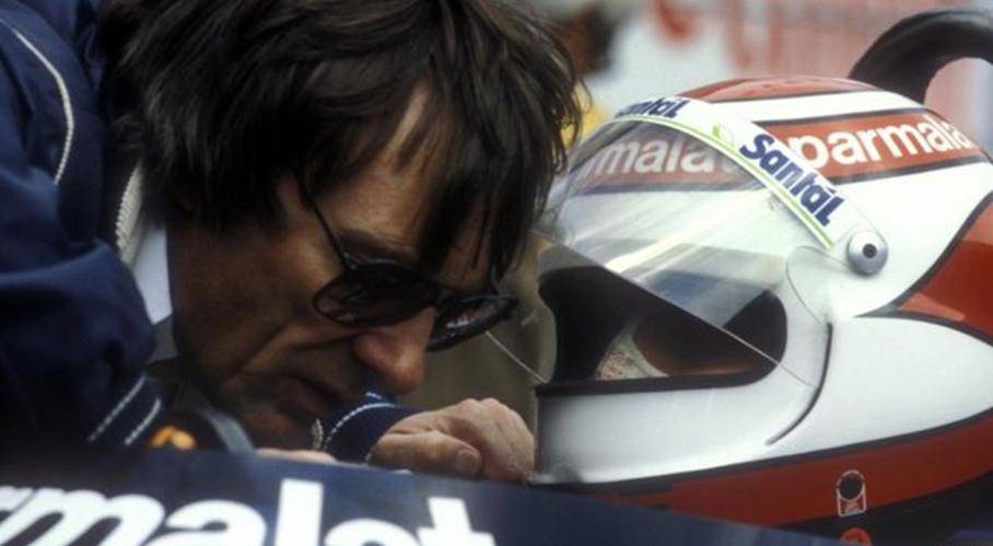 Руководитель Brabham Берни Экклстоун и гонщик его команды Нельсон Пике, 1982 год. © Martyn Goddard