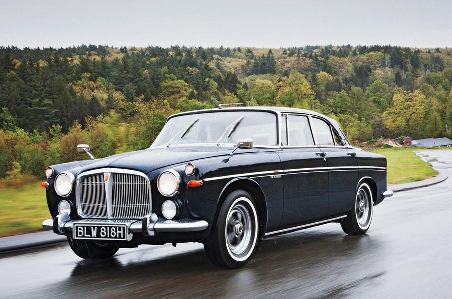 Престижный седан Rover P5 с новым мотором V8 получил индекс «B» в названии (что означало «Buick»)
