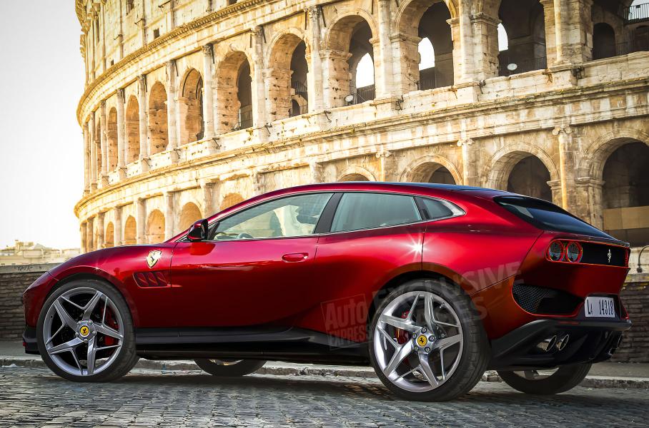 Рендер [Autoexpress.co.uk](https://www.autoexpress.co.uk/ferrari/30374/new-2021-ferrari-purosangue-suv-will-use-an-adapted-platform-from-the-roma-gt)