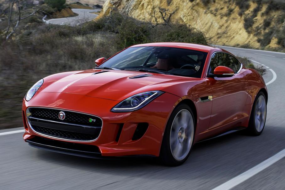 F-Type Coupe до рестайлинга, каким он появился и полюбился