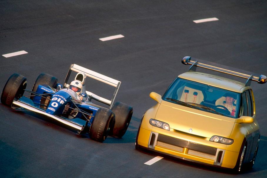 Прототип Williams FW16 и Renault Espace F1 Concept, 1994 год