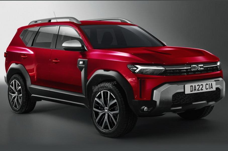 Кроссовер Dacia Bigster, неофициальный рендер AutoExpress/Avarvarii