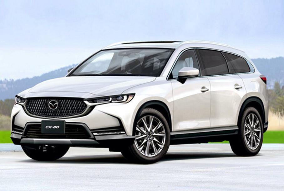 Неофициальный рендер Mazda CX-80