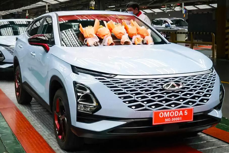 Chery начала выпуск нового кроссовера, который появится в России