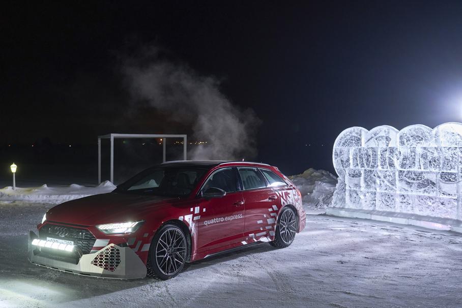 Холодные игры: самые мощные Audi на льду