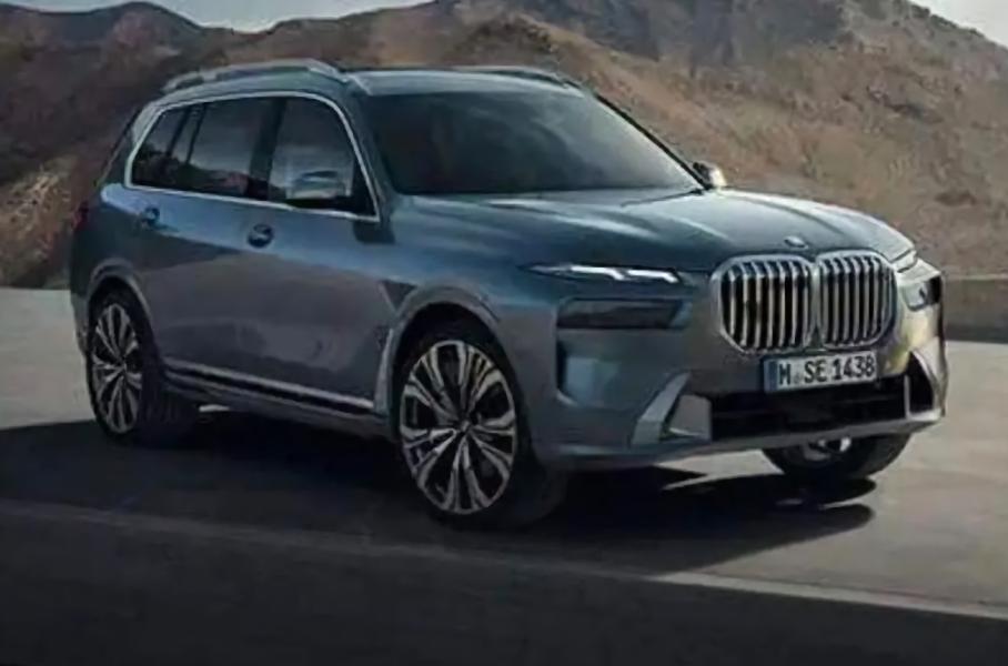 Раскрыта внешность нового BMW X7 с двухэтажной оптикой