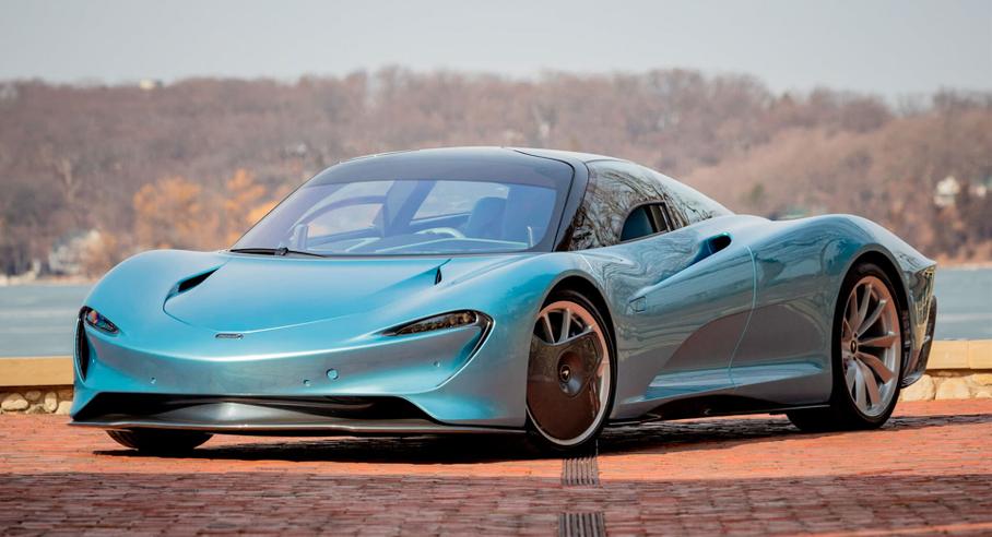 Редчайший McLaren Speedtail выставили на торги