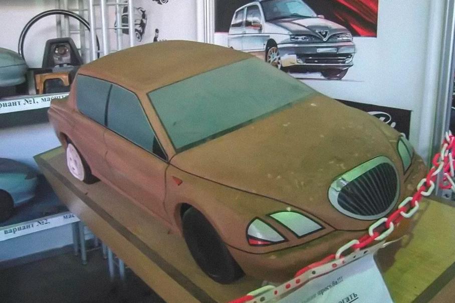 Пластилиновый макет Х1 в масштабе 1:5
