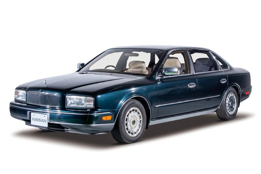 А вот и он — грациозный и хищный японский Jaguar, то есть Nissan President HG50. Родной и куда более удачливый брат Infiniti Q45