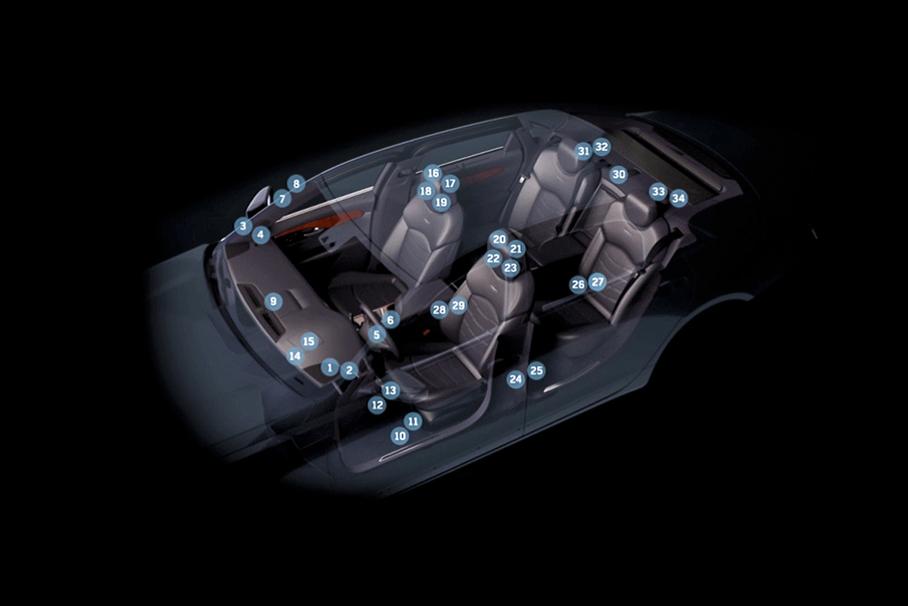 Где разместить в салоне седана 34 динамика? На вопрос отвечает Cadillac с системой Bose Panaray