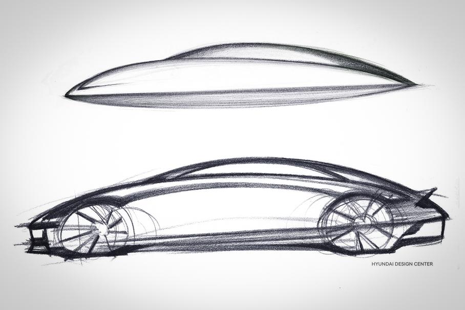 Скетчи Hyundai Ioniq 6