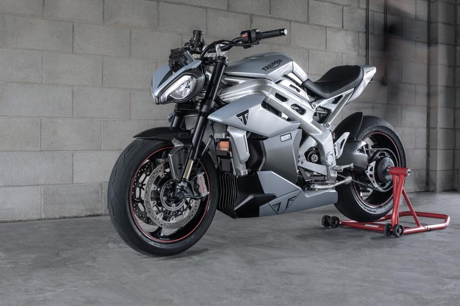 Triumph показал электробайк TE-1