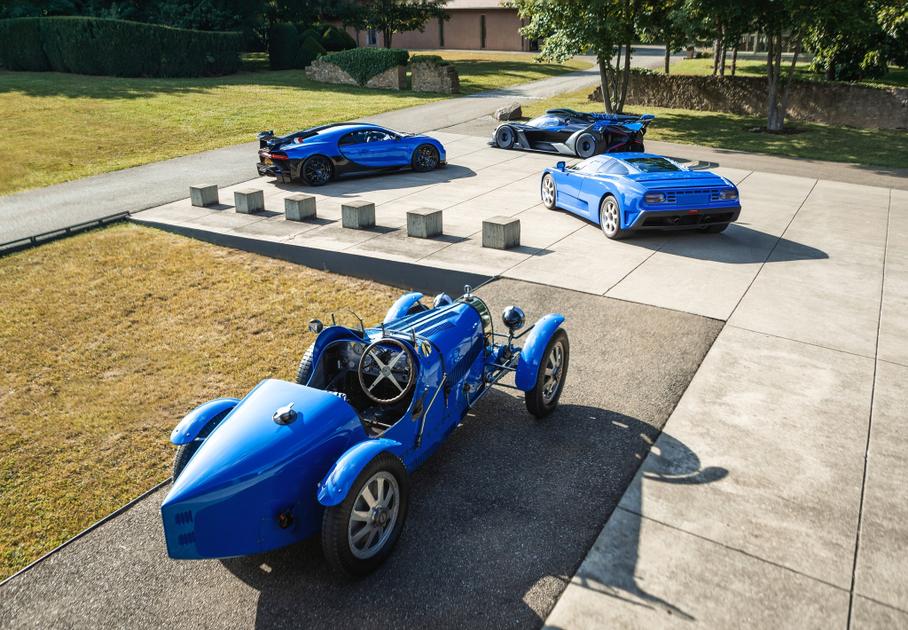 Будущие Bugatti получат новый оттенок фирменного синего цвета