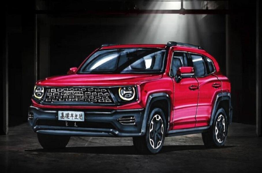 Независимый рендер будущего Haval Dargo/Big Dog