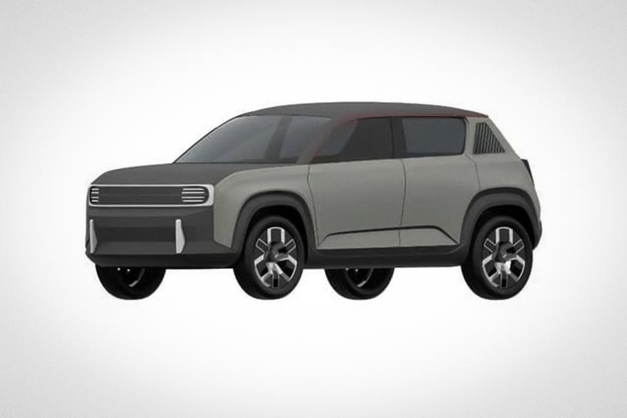 Патентное изображение возрожденного Renault 4