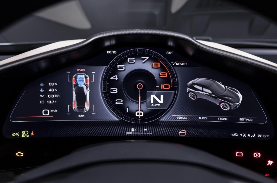 Приборная панель Ferrari Purosangue