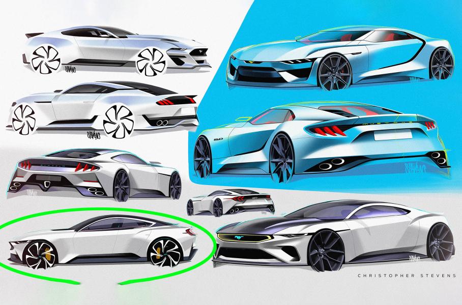 Ford показал новый Mustang с кузовом седан