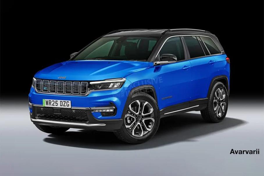 Рендер электрического Jeep Compass
