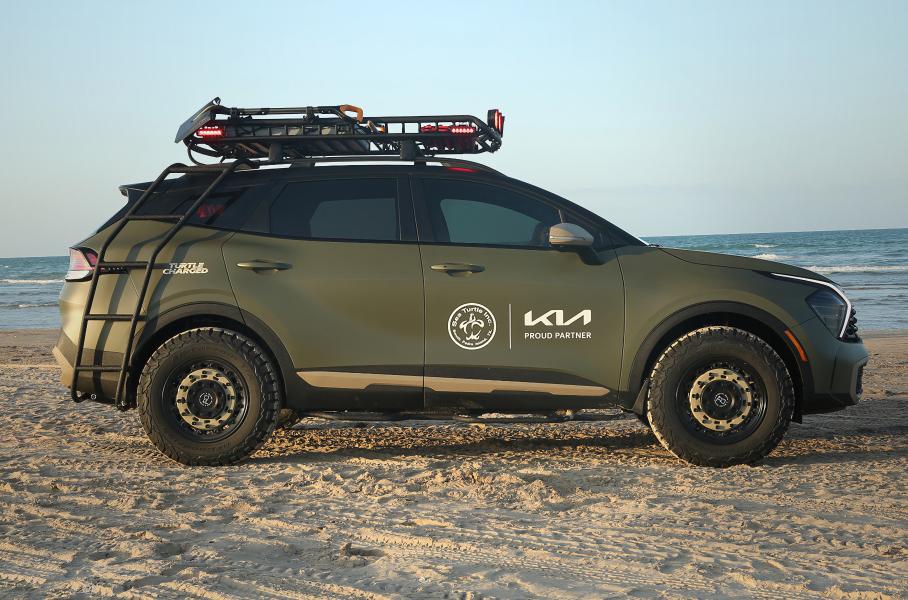 Кроссовер Kia Sportage отправился спасать морских черепах