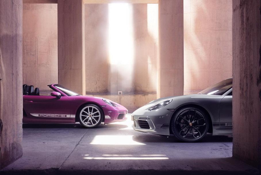 Спецверсия Porsche 718 отличилась цветом из палитры 30-летней давности