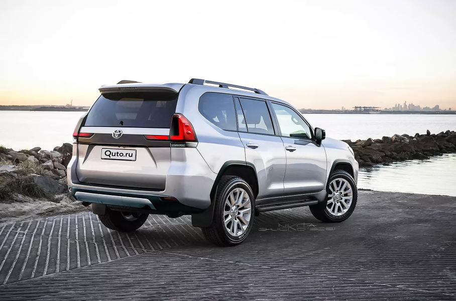 Неофициальный рендер Toyota Land Cruiser Prado пятого поколения