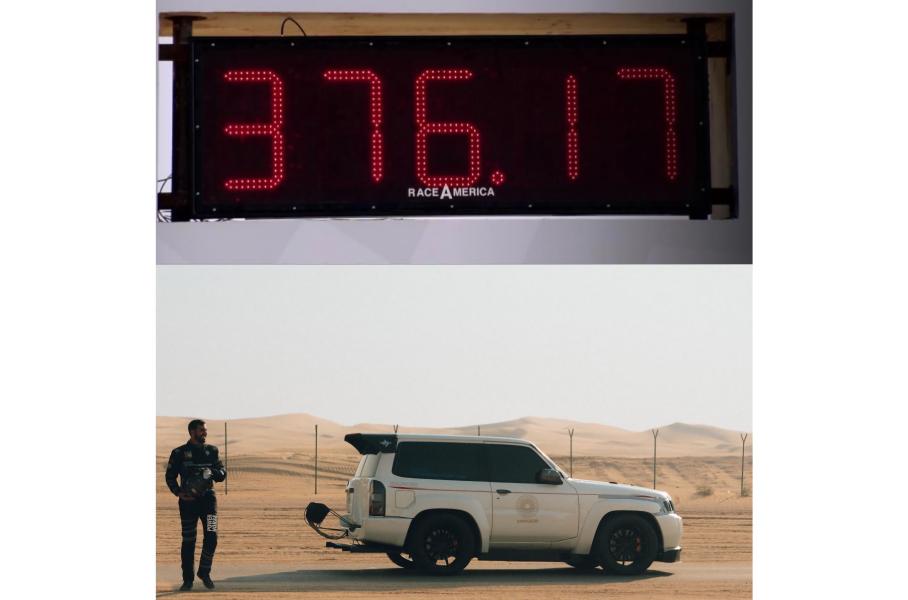 Nissan Patrol c двигателем от GT-R разогнался до 376 километров в час