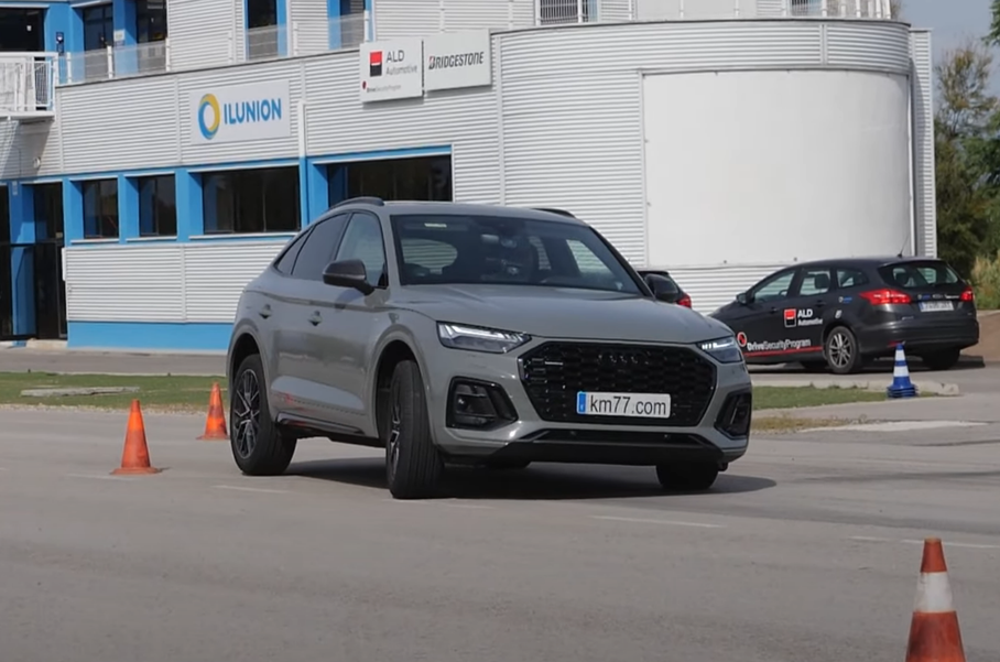 Audi Q5 Sportback блеснул на «лосином тесте»