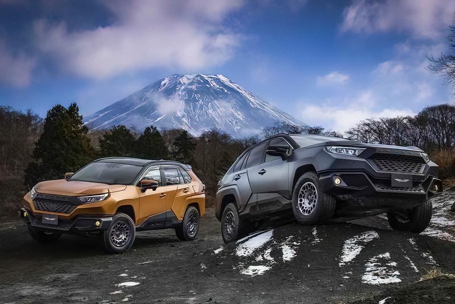 Toyota RAV4 получил брутальный обвес, вдохновленный военной техникой