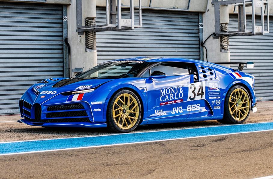 Bugatti Centodieci стилизовали под гоночный EB110 SS
