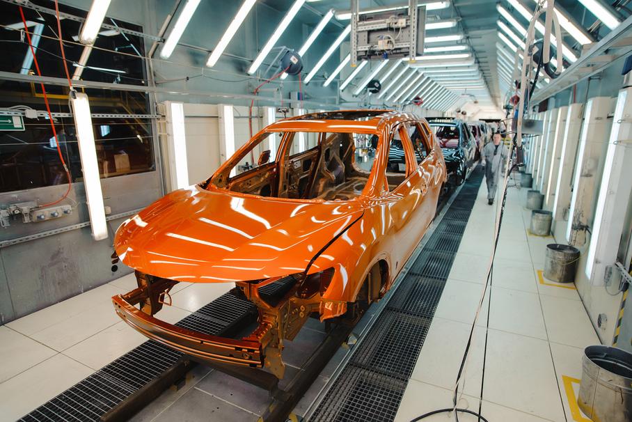 Завод Nissan в Санкт-Петербурге. Архивно фото